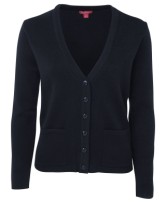 Women's Button Down Cardigan - Navy 