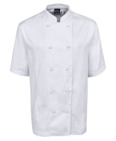 Unisex Chef S/S Shirt - White 